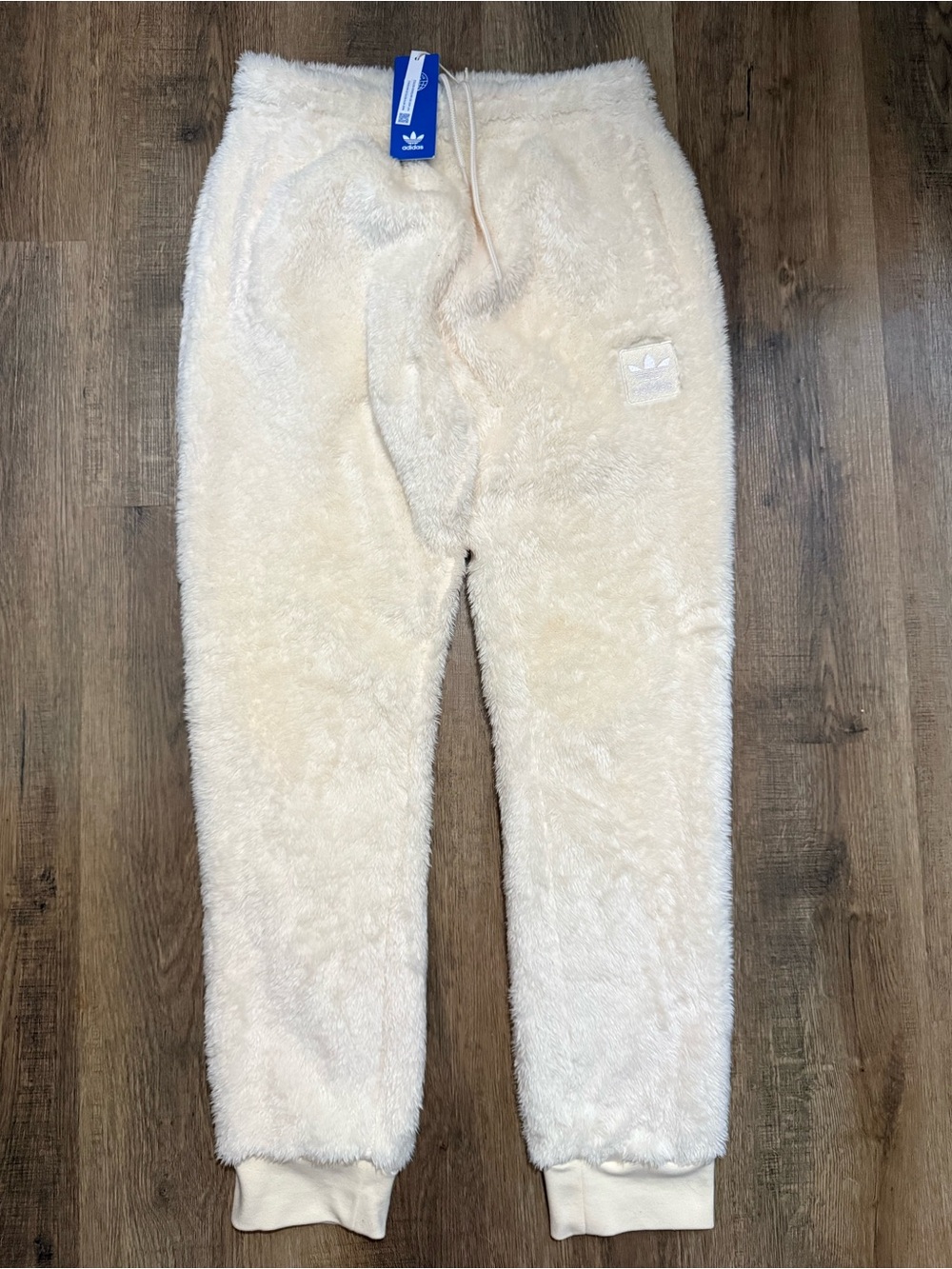 NWT Adidas Fuzzy Joggers - Picture 2 of 8